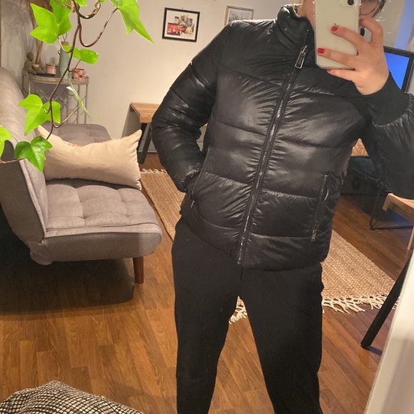 Guess Felicia reversible faux-fur Puffer coat - Picture 6 of 11